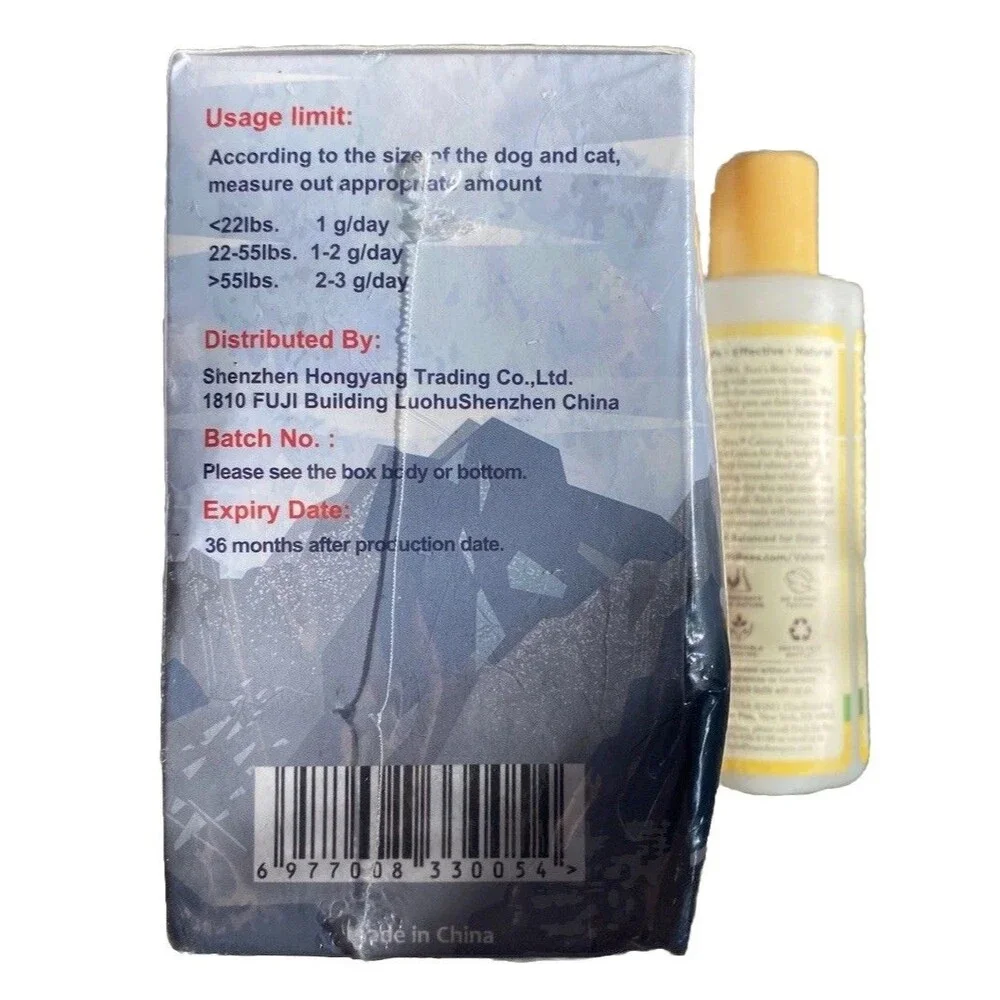 Teeth Cleaning Powder Dogs Dental Pets Tartar Remover Burts Calming Palm Lotion